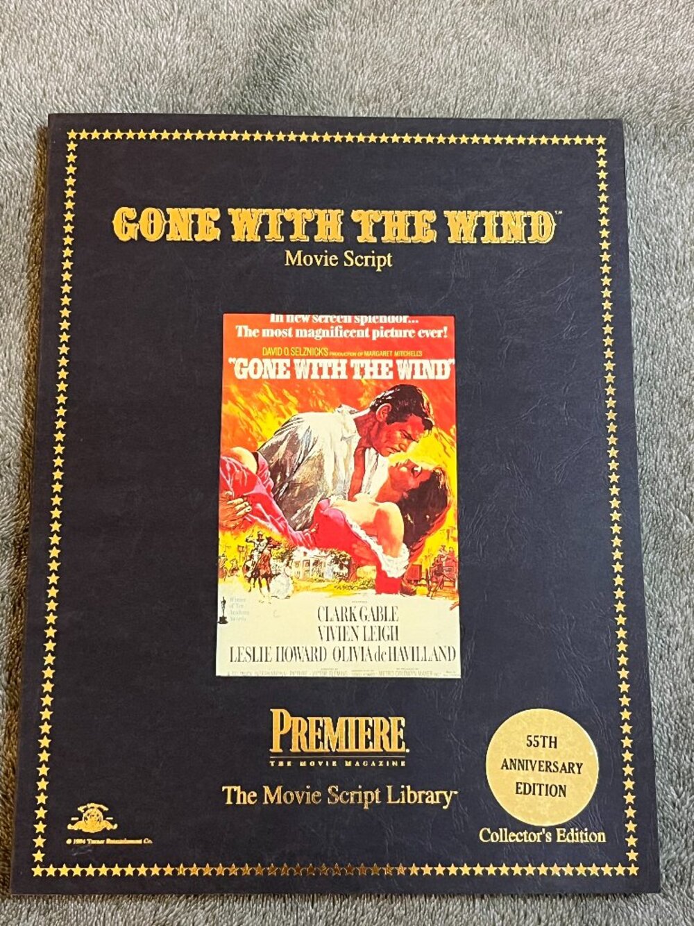 Gone With The Wind Movie Script 55th Anniversary Collector Edition 1994 Premiere